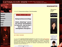 Tablet Screenshot of catholicism-wow.de